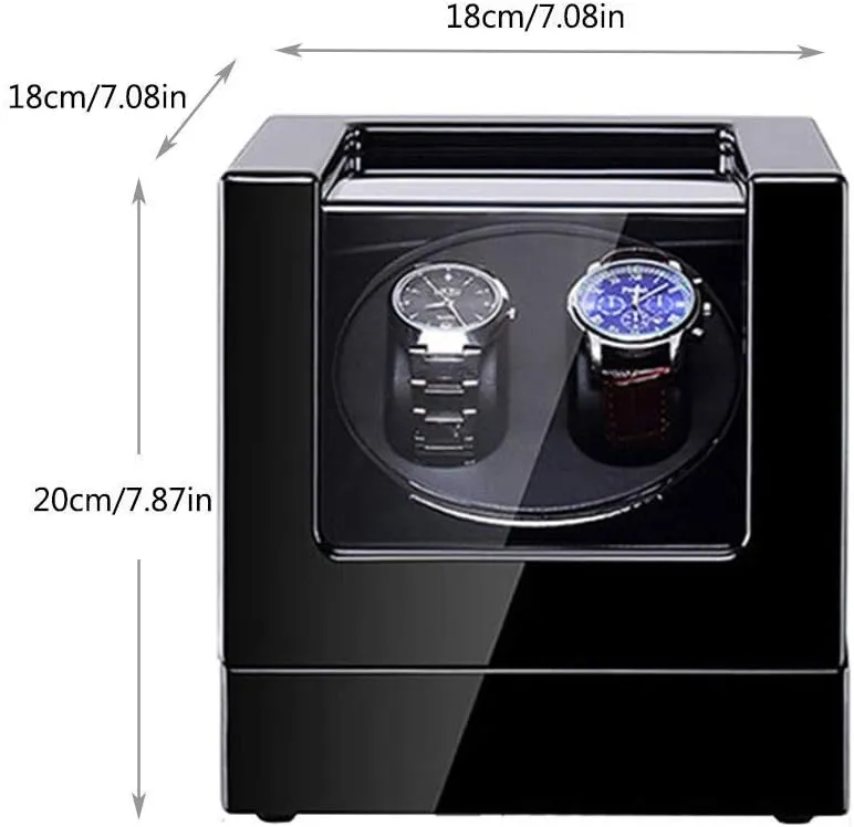 Storage Boxes 9 Styles (G) Watch Automatic Watch Winder, with LED individuality tumble Light 5 Rotation Modes Quiet Motor Watches 