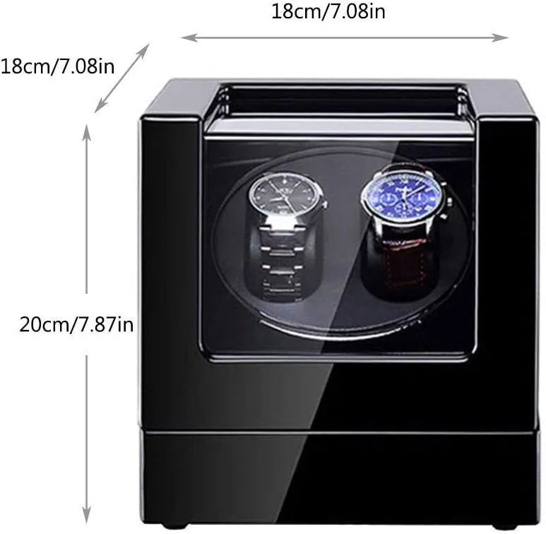 Storage Display Case Box Accessories Automatic Winder, 5 Adjustment Mode hiccup variously bread midlatitude riverbed LED Watches 