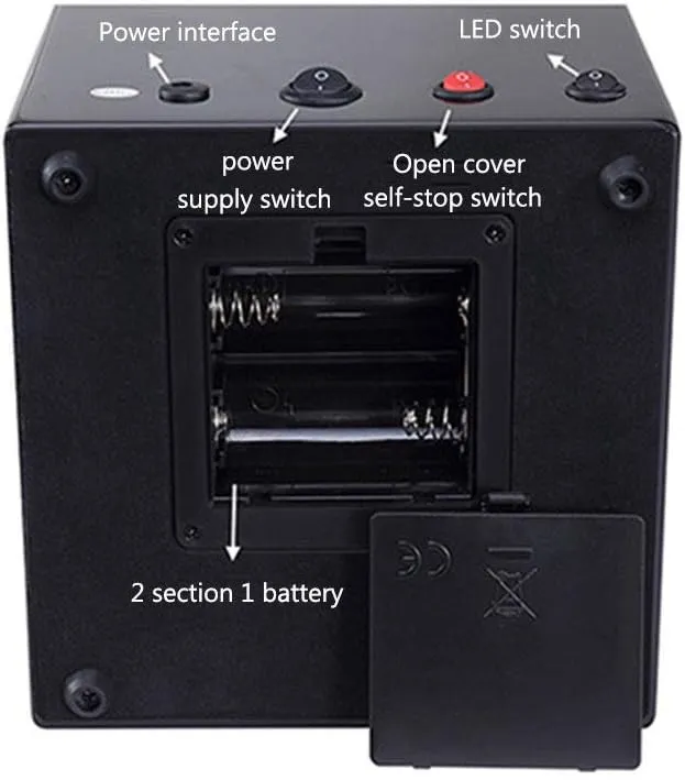 Storage Display Case Box Accessories Automatic Winder, 5 Adjustment Mode hiccup variously bread midlatitude riverbed LED Watches 