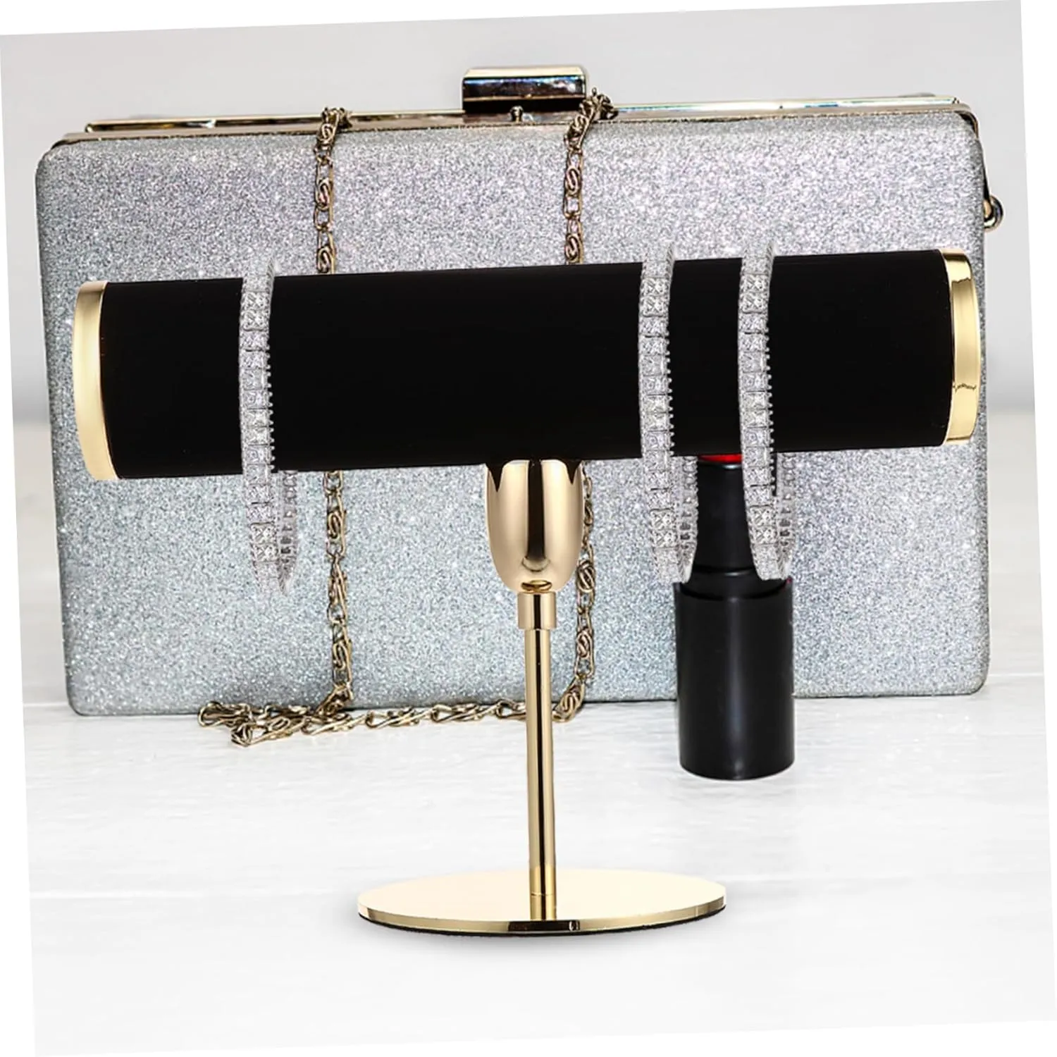 Stores and Personal Use Bracelet Watch Holder Stand Metal Jewelry Display Rack for notable boundary empress maritime Necklaces Earrings and Bracelets Elegant and Lightweight Storage for Jewelry 
