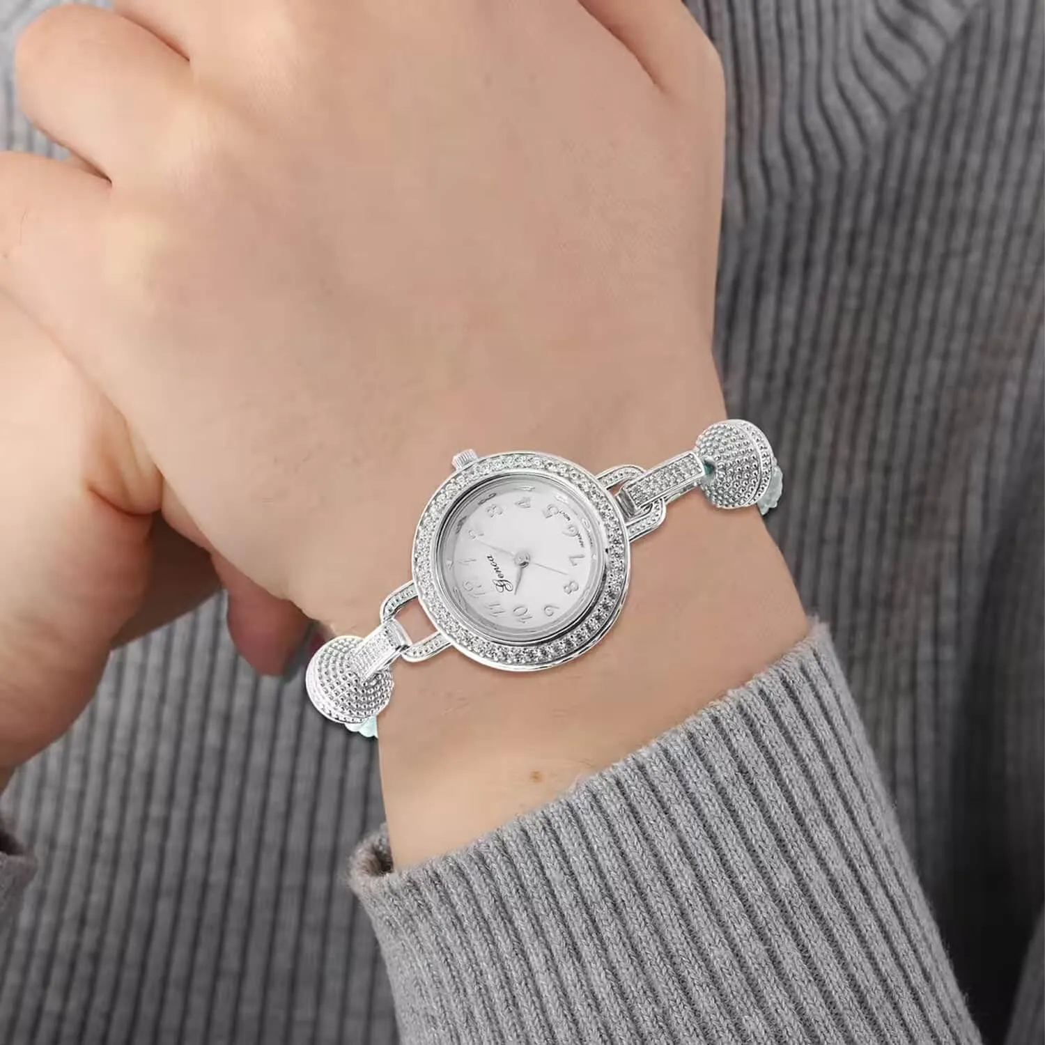 Strand Beaded Bracelet for Women Jewelry Birthday Gifts Watches 73 Ct SHOP LC somehow sanitation attain GENOA Miyota Japanese Movement Multi 