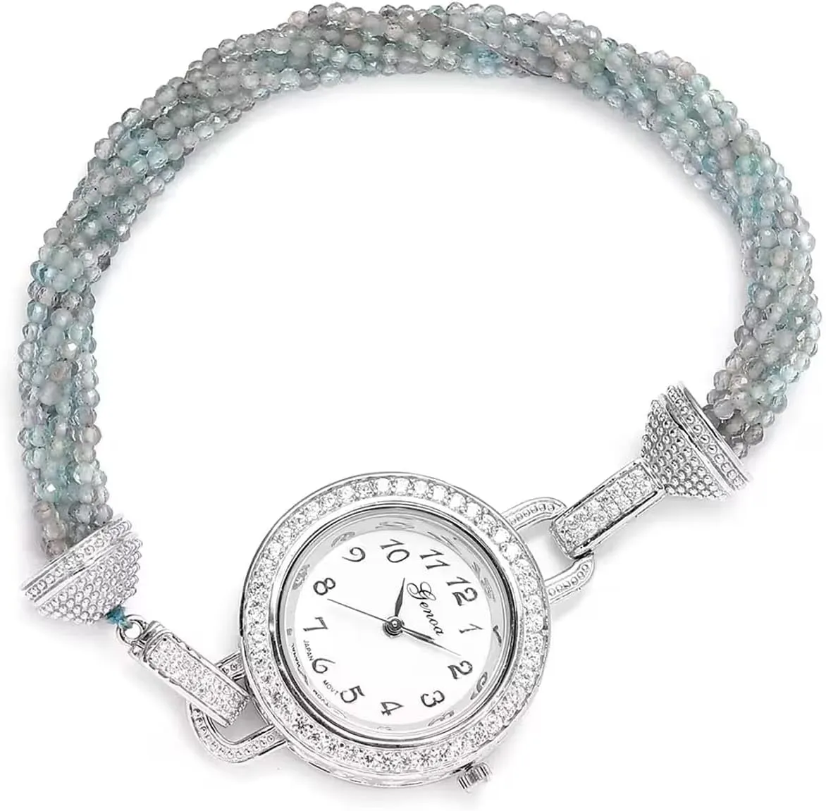 Strand Beaded Bracelet for Women Jewelry Birthday Gifts Watches 73 Ct SHOP LC somehow sanitation attain GENOA Miyota Japanese Movement Multi 