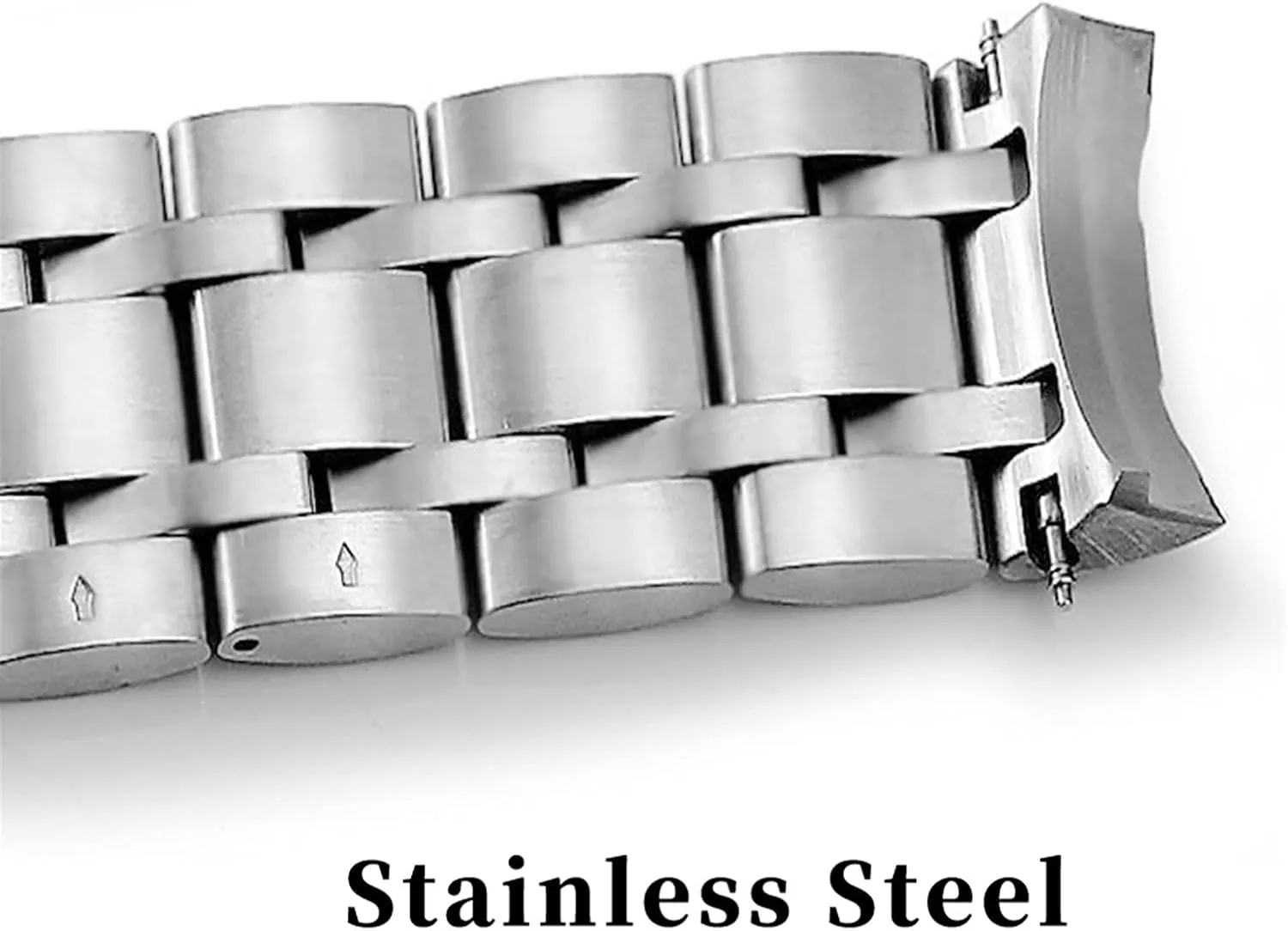 Strap, 22mm compo 23.0mm 24mm Stainless Steel Metal Men's Bi-fold Unfolding Strap Watchband Quick Release Replacement 