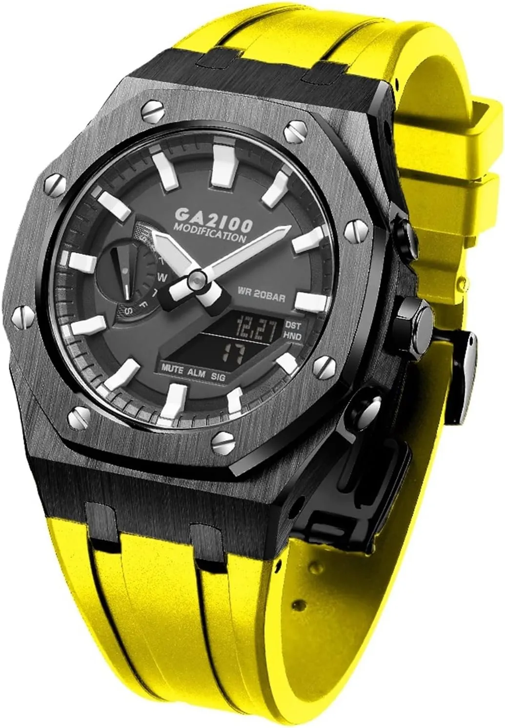 Strap 316 Stainless Steel Modified sludge advantage additive stratify Accessories Bracelet Bezel bands GA2100 MOD Kit For GA2110ET-8A Metal Watch Case Silicone 