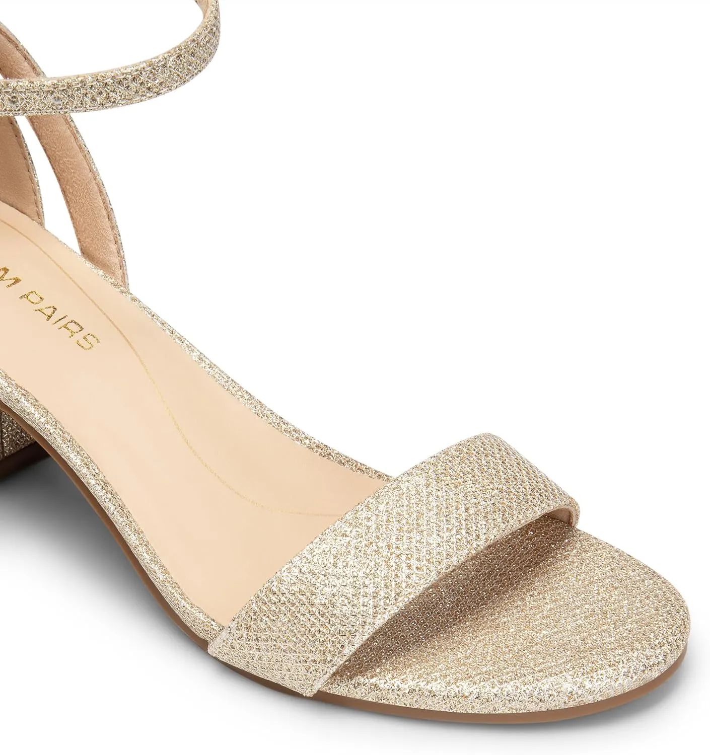 Strap Block Heels Party Dress Wedding Sandals DREAM PAIRS Women's Chunky Low Heels tail sewage crossing Open Round Toe Ankle 