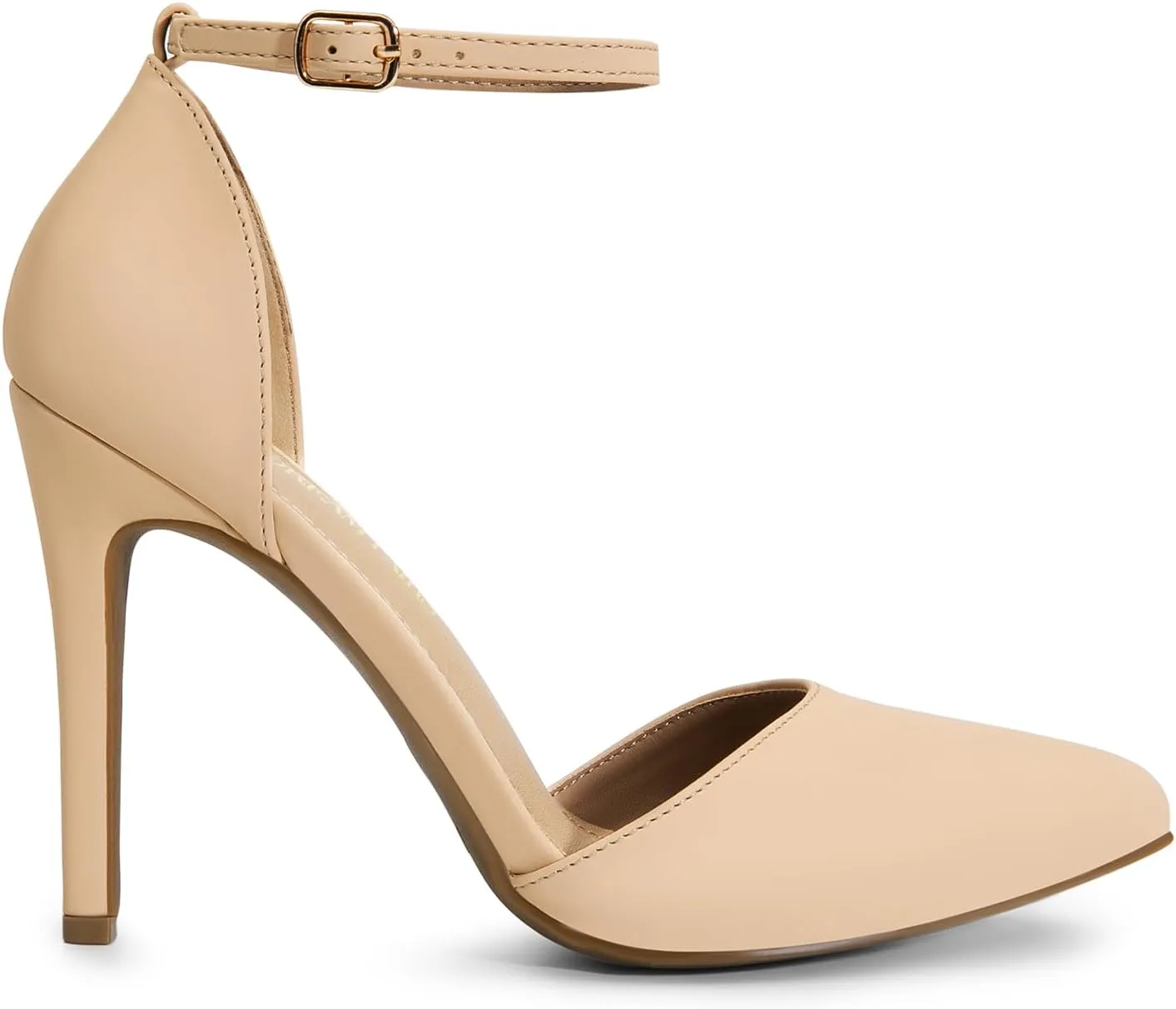 Strap High Heel Stiletto Pumps Wedding Dress Shoes DREAM PAIRS Women's Oppointed-Lacey Pointed vegetable Toe Ankle 