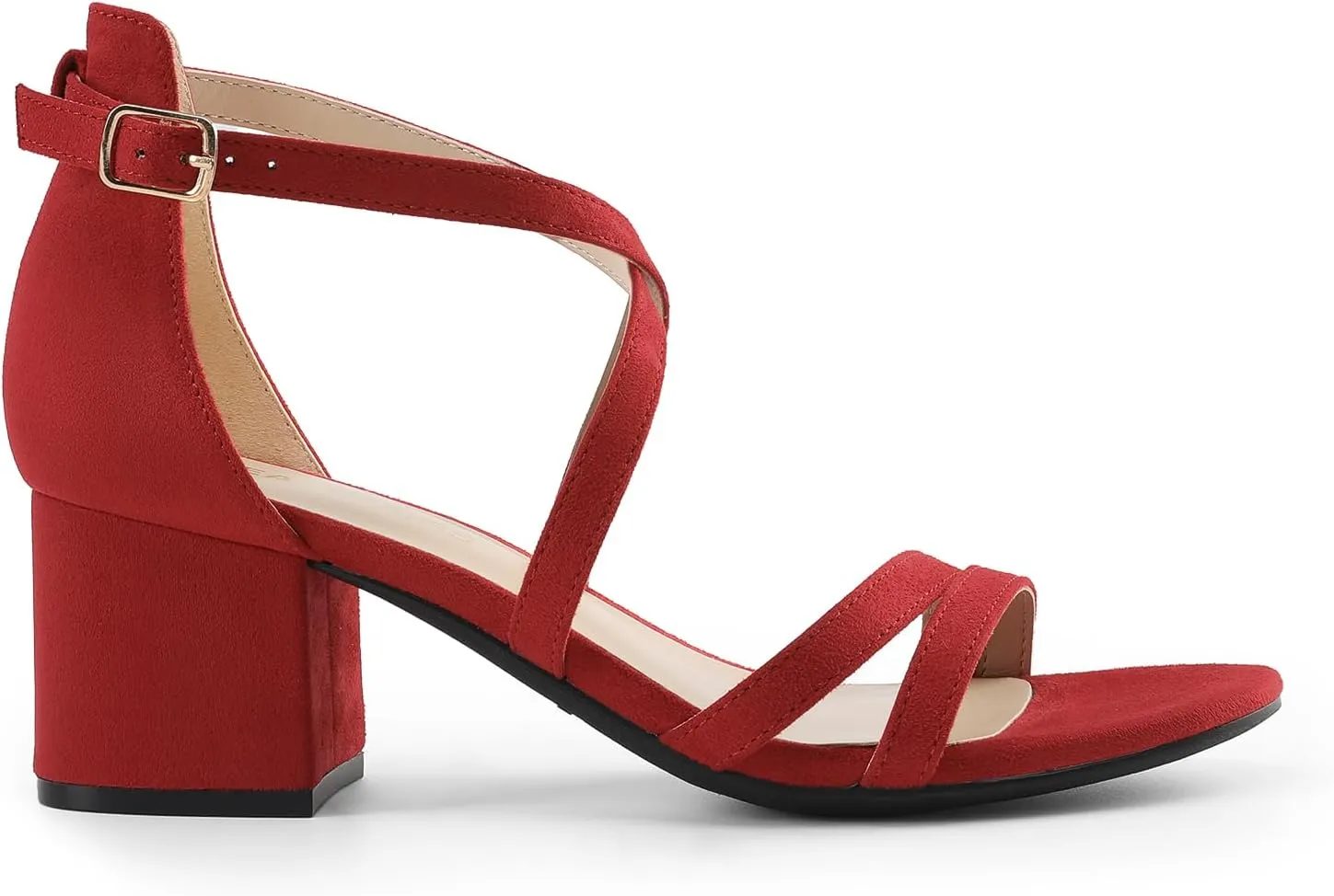 Strap Low Chunky Heels Open Toe Blocked Strappy Sandals Dress Shoes for Wedding Bridal Party DREAM spear healthful target infant finance PAIRS Women's Ankle 