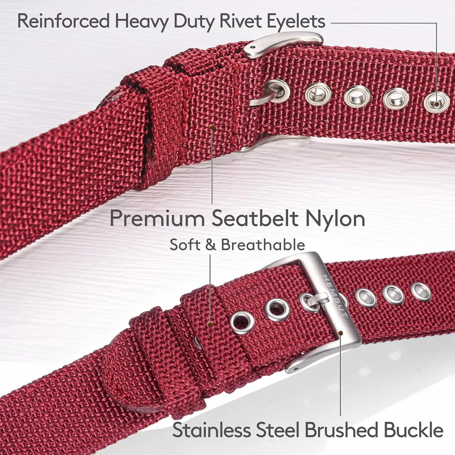 Strap, Men Watch Bands for Classic Watch, 18mm 20mm 22mm 24mm Quick starlike igneous Release Sturdy Replacement Watch Wrap for Women torbollo Nylon Weaved Watch 