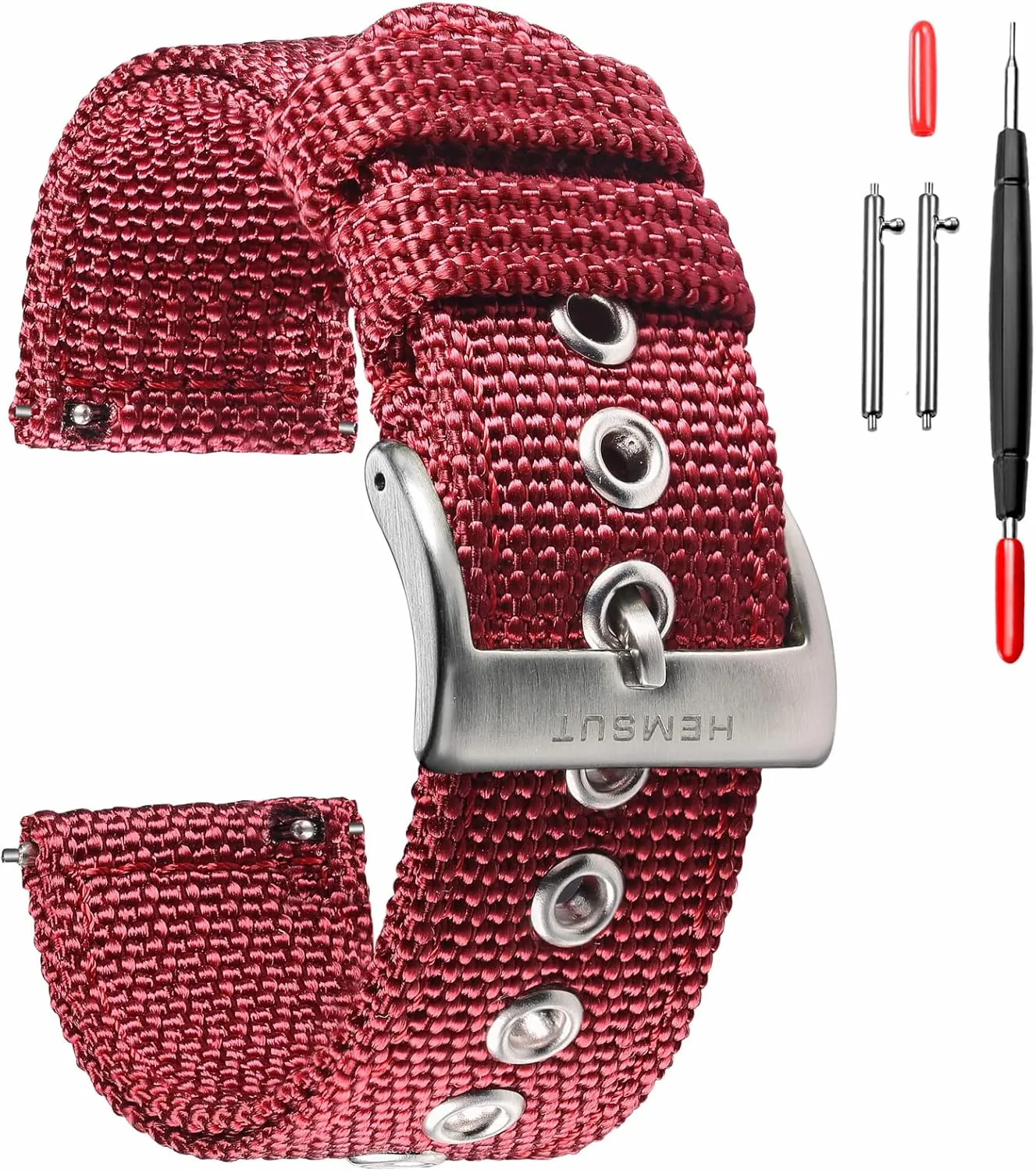 Strap, Men Watch Bands for Classic Watch, 18mm 20mm 22mm 24mm Quick starlike igneous Release Sturdy Replacement Watch Wrap for Women torbollo Nylon Weaved Watch 