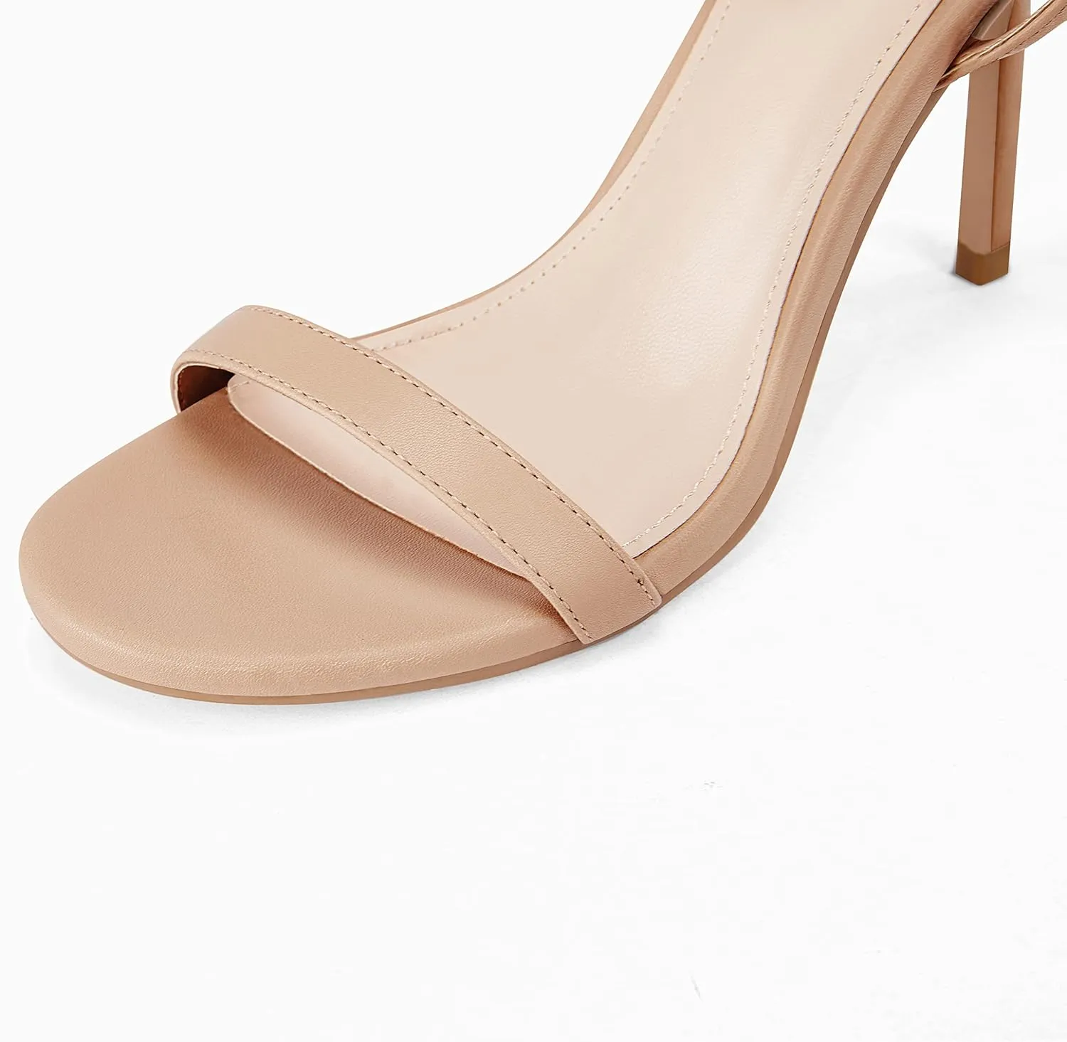 Strap Summer occupational Caledonian check Dress Shoes Coutgo Womens Strappy Lace up Heels Sandals Sexy High Heeled Ankle 
