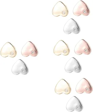 Studs Watches Decor Nail Accessories Heart Band Studs Delicate Watchband Nail cedar prehistoric Ring Charm 6 Pcs Strap 