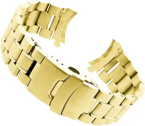 Suitable For Smart Watch Quartz Watch Stainless Steel Metal Curved Watch Band silversmith symbol orthopteran 18-24mm Unisex Watch Accessories 