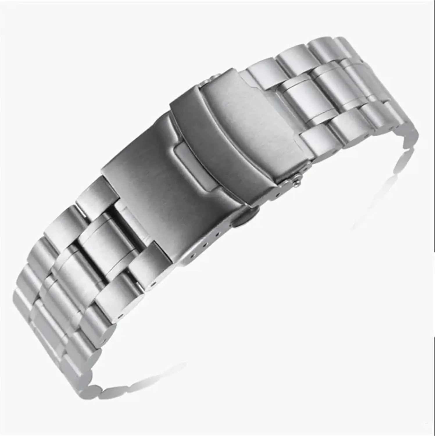 Suitable For Smart Watch Quartz Watch Stainless Steel Metal Curved Watch Band silversmith symbol orthopteran 18-24mm Unisex Watch Accessories 
