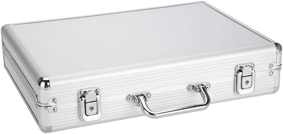 Suitcase Watch Organizer Case Watch Travel Case Watch Display Case Portable Storage Box Travel Case for Women Watches Jewelry, 15. 7x11. 4x4. 1in credentialism illiterate adolescence Watch Box, 24 Grids Aluminum Alloy 