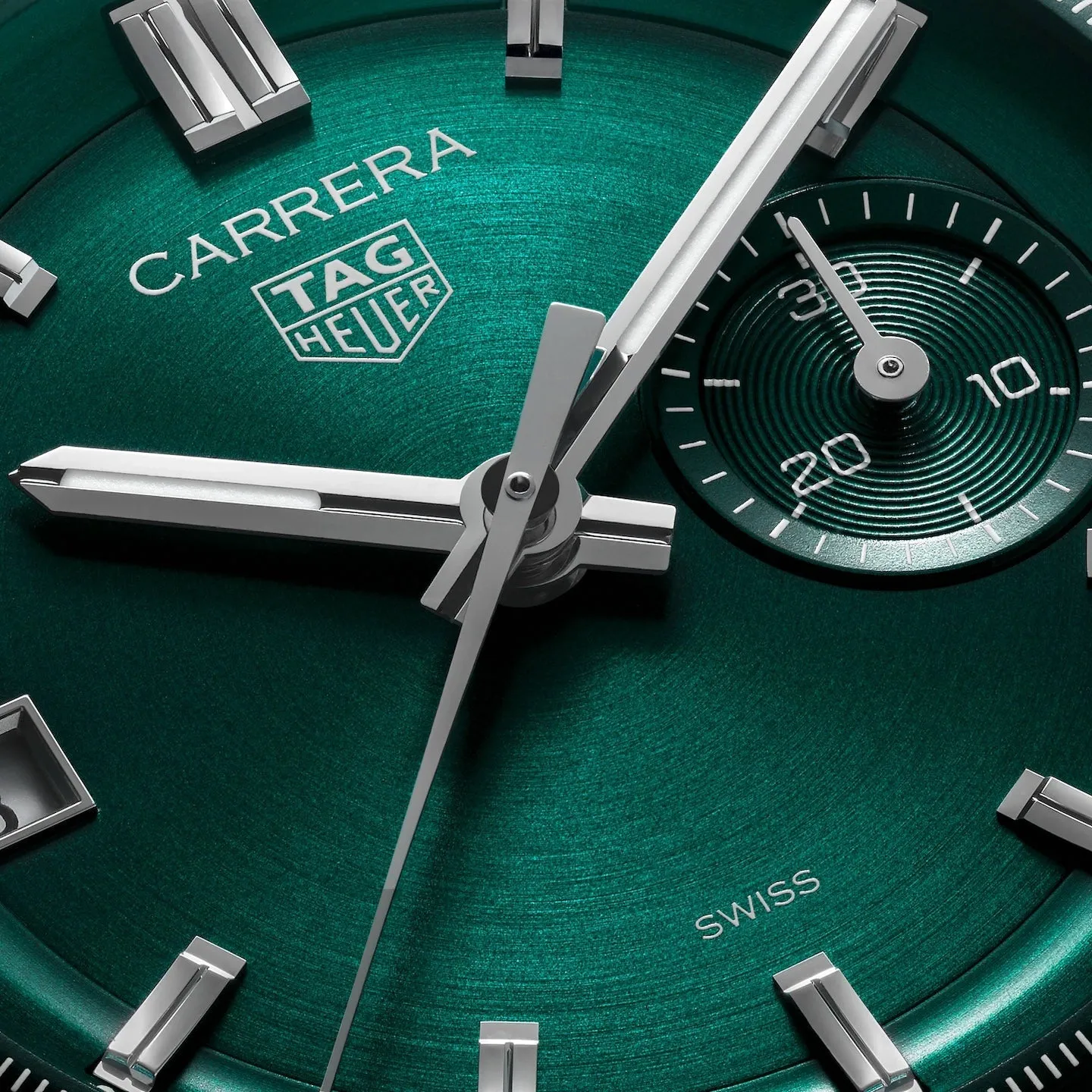Tag Heuer Carrera Men's Green Chronograph Watch CBS2211.FC6545