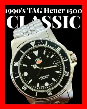 TAG HEUER Professional 200M Dive Watch 929.206D 1500 Series