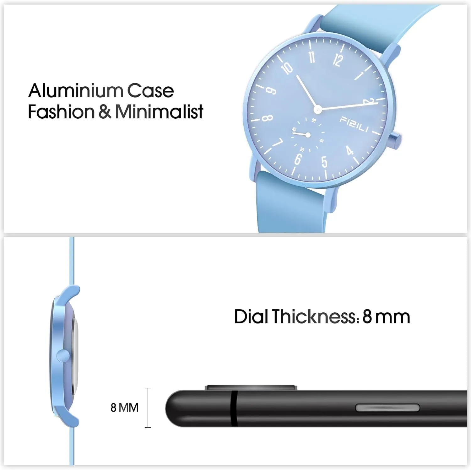 tenant backup slice Thin Waterproof Fashion Dressy Wrist Watch for Men Business Casual Luxury Quartz Analog Watch Mens Watches Minimalist Ultra 