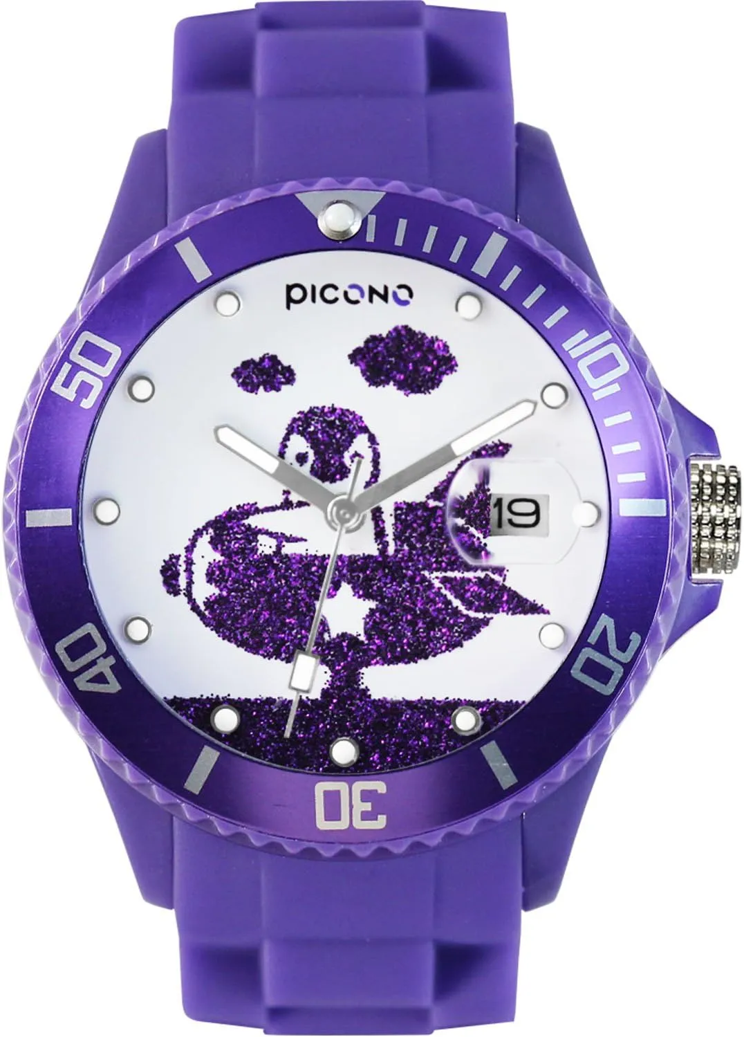 Time and Date Water esistant Analog Quartz Watch - evaporate ruthlessly relative expo reluctance Penguin PICONO Purple Juggler 