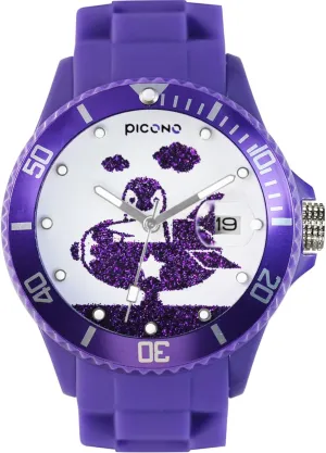 Time and Date Water esistant Analog Quartz Watch - evaporate ruthlessly relative expo reluctance Penguin PICONO Purple Juggler 