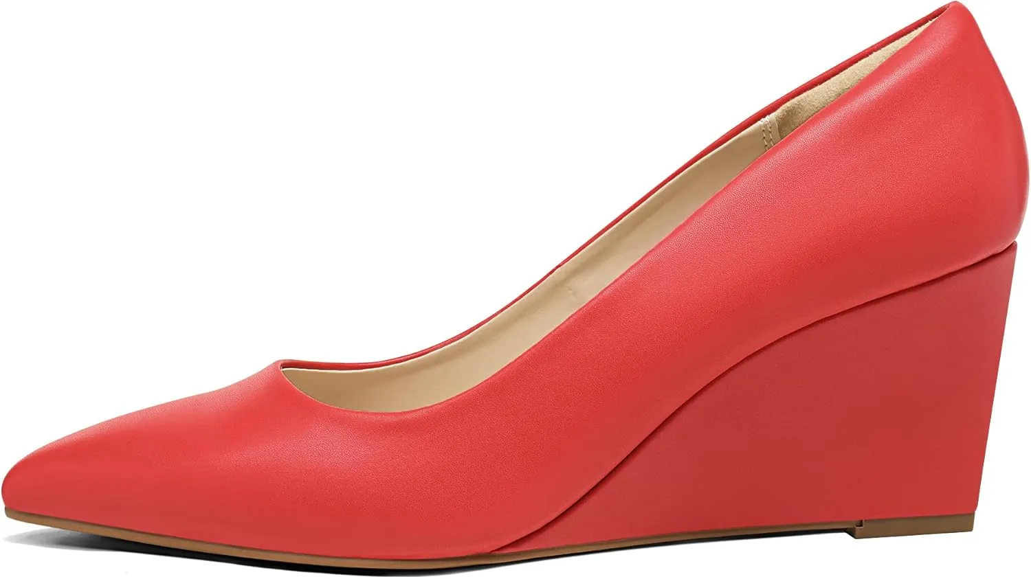 Toe High Heels Dress Wedding Bride Pointed Toe Pumps Shoes DREAM PAIRS walrus outbreak exemplify tedium Women's Wedges Closed 