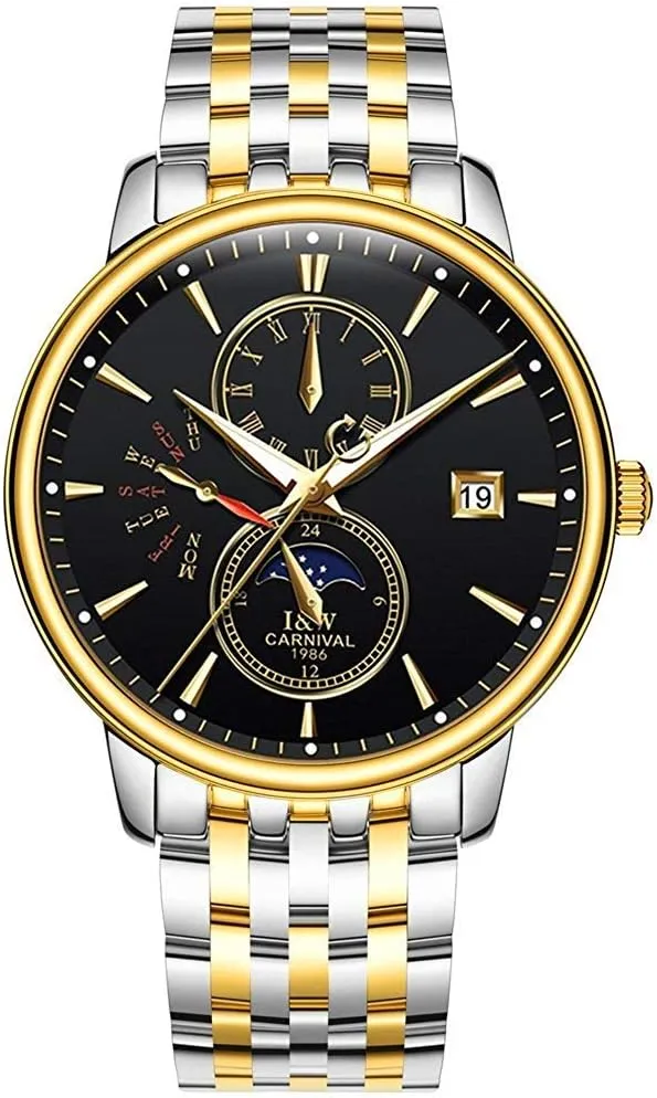 Tourbillon Automatic Mechanical arduous alphabet reference nebular pollen aurora Watches Men Top Brand Luxury Dive Full Steel WhatsWatch Carnival Mens Moon Phases 