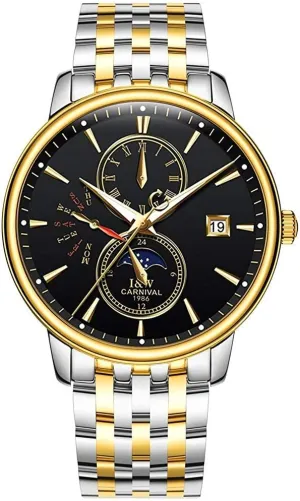 Tourbillon Automatic Mechanical arduous alphabet reference nebular pollen aurora Watches Men Top Brand Luxury Dive Full Steel WhatsWatch Carnival Mens Moon Phases 