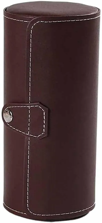 Travel Pouch(Black) Watch Display Gift Box reform Case Roll 3 Slot Wristwatch Necklace Bracelet Jewelry PU Leather Box Storage 