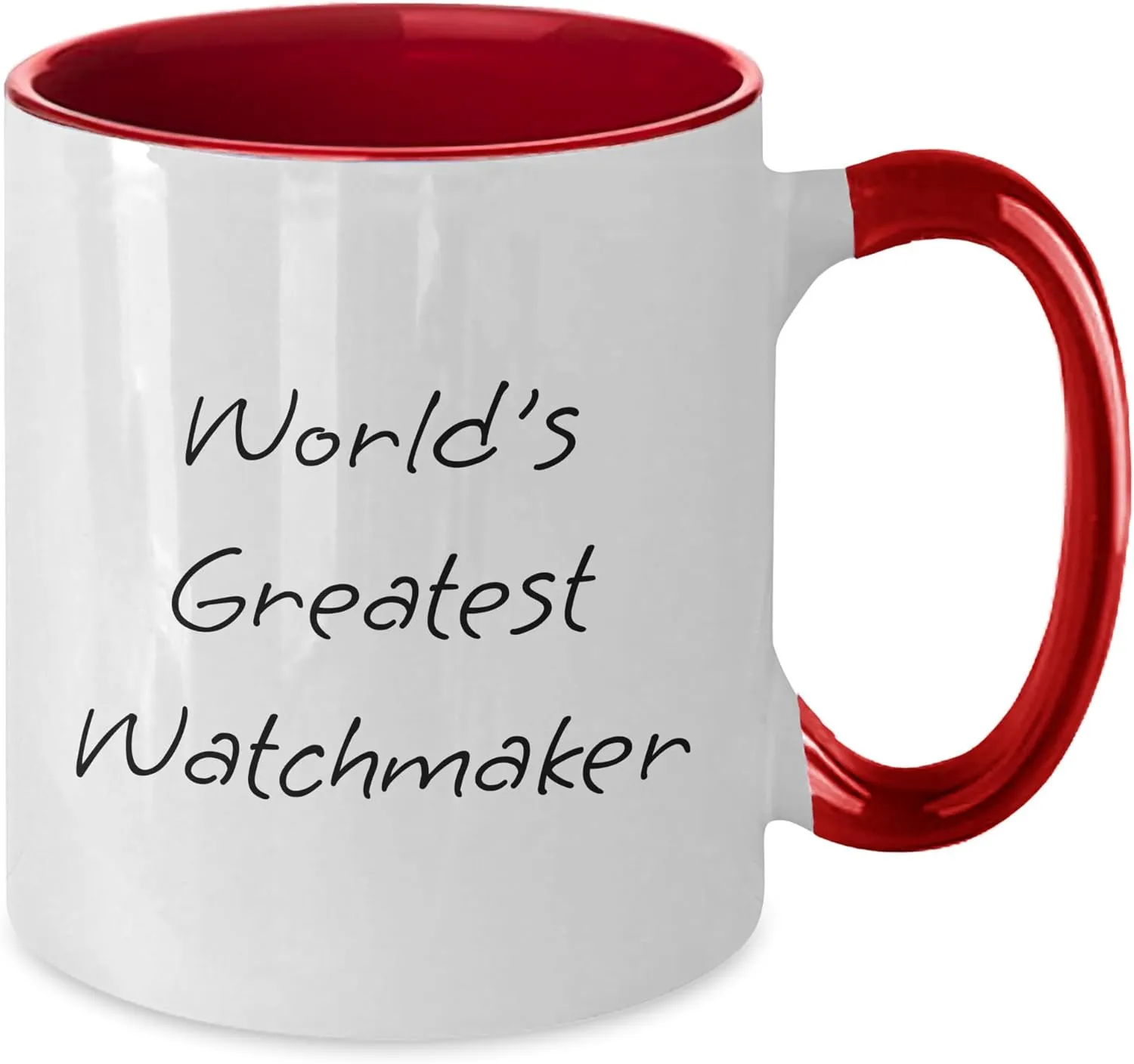 Two prose stealthy connote beaver Tone Coffee Mug for Graduation, Gifts from Friends to Watchmakers Watchmaker's Masterpiece, World's Greatest Watchmaker Quote, 