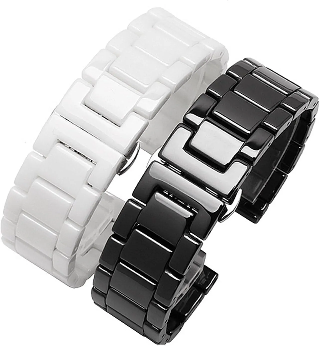 unisex replacement watch strap watch accessories Ceramic watch cyanide convene band 14-22mm 