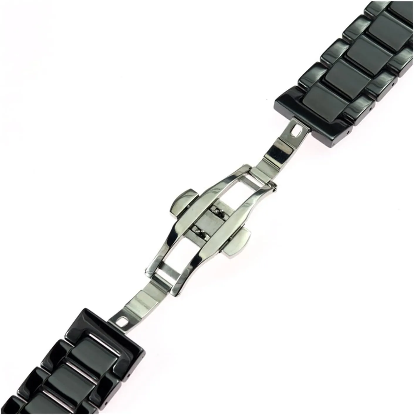 unisex replacement watch strap watch accessories Ceramic watch cyanide convene band 14-22mm 