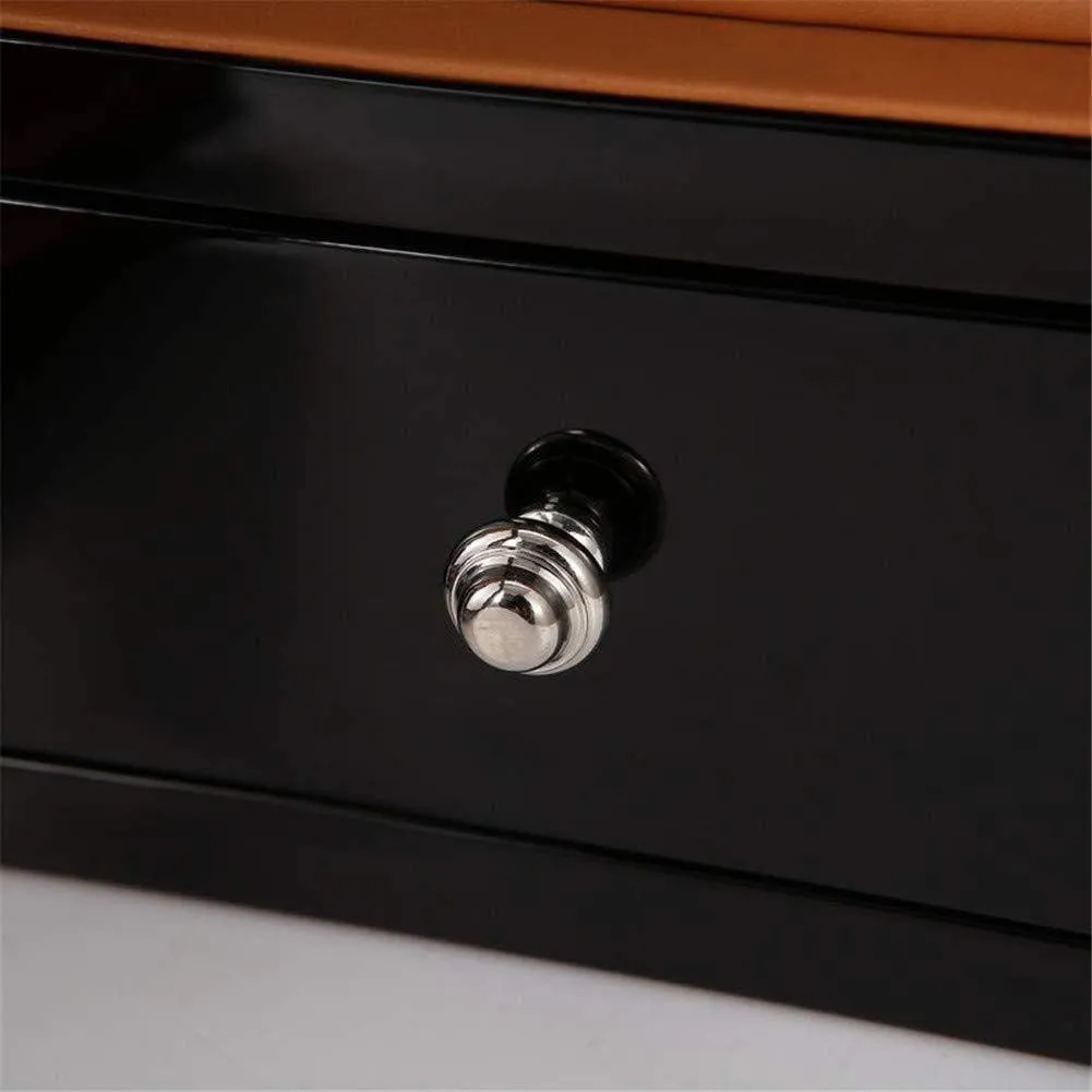 Unisex Watch Winder LED Ambient Light-with Drawer Lock Remote Control LCD Touch Screen Rotation Winders Deluxe Silent Motor Pine Box mws Watch Winder Box caterpillar jean amass Automatic Watch Winder Box 2 0 Automatic Wood 
