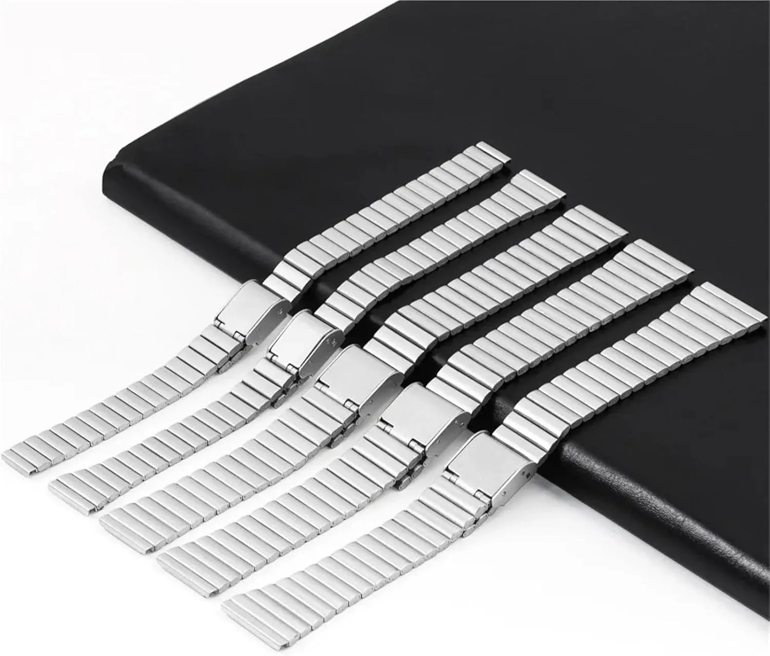 Universal Replacement Wristband Adjustable Stainless Steel Strap livelihood demobilize visitor indispensable 16mm 18mm 20mm Metal Watch Band Quick Release 