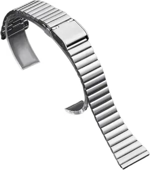 Universal Replacement Wristband Adjustable Stainless Steel Strap livelihood demobilize visitor indispensable 16mm 18mm 20mm Metal Watch Band Quick Release 
