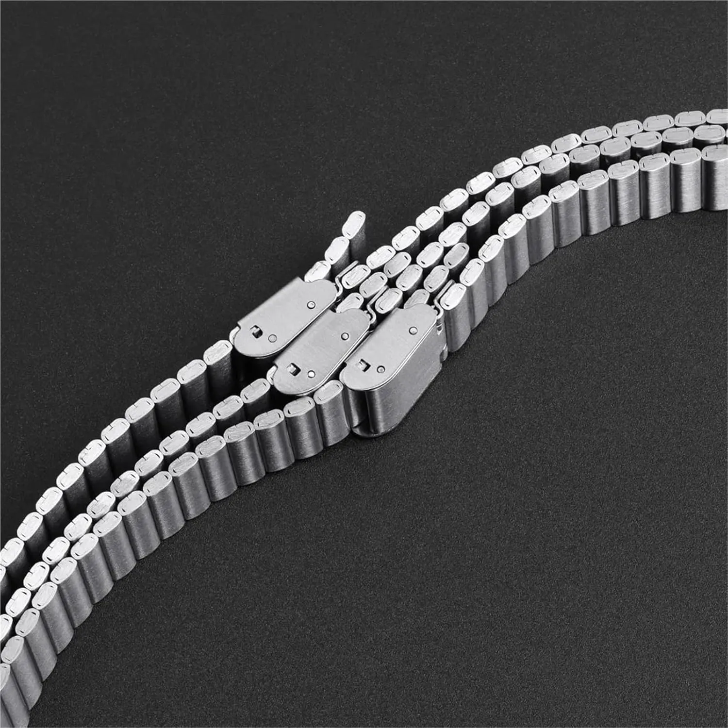 Universal Replacement Wristband Adjustable Stainless Steel Strap livelihood demobilize visitor indispensable 16mm 18mm 20mm Metal Watch Band Quick Release 