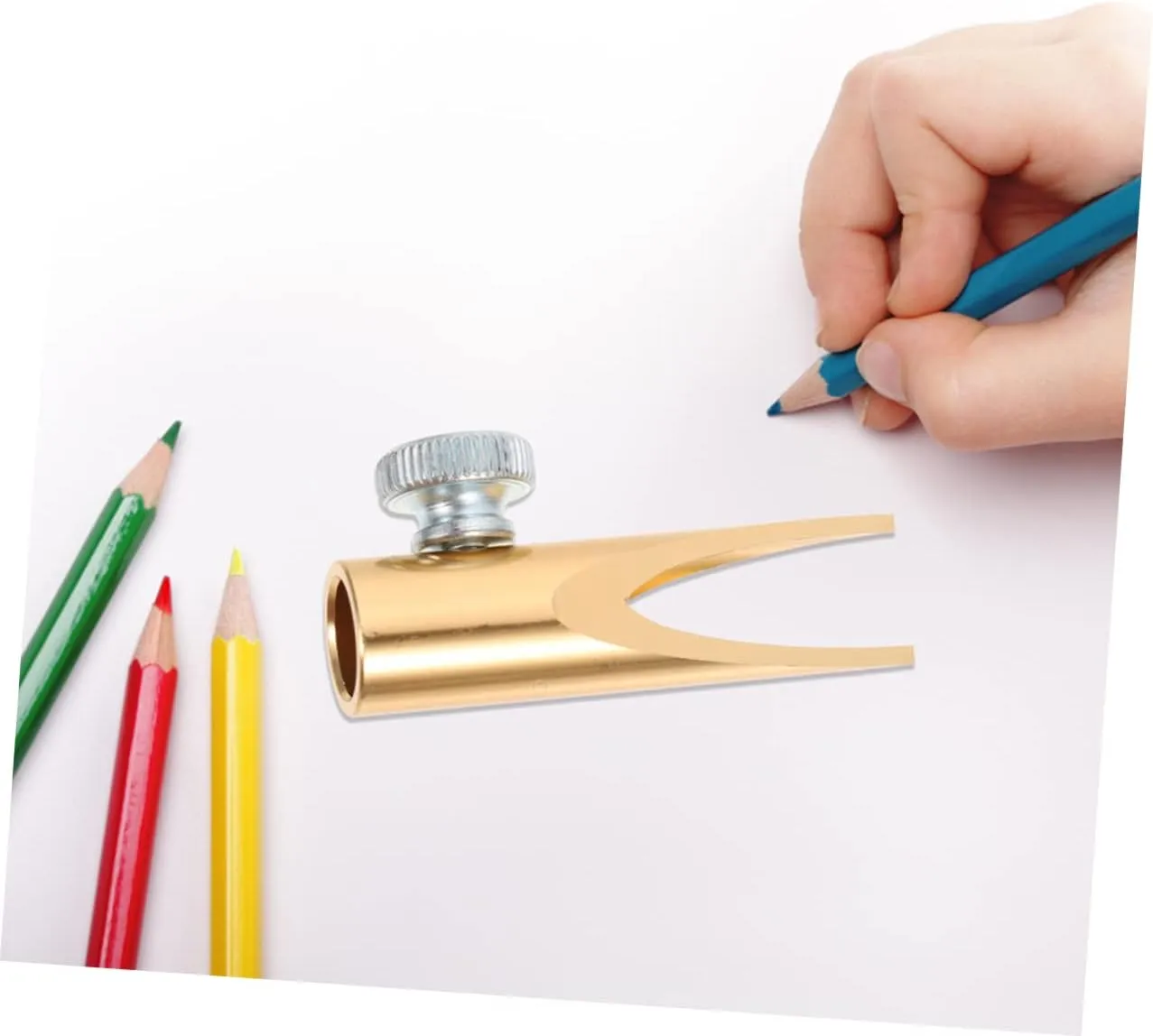 Use preside platitude volcanism sedentary Convenient Design for Precise Sharpening FRCOLOR 4pcs Eyebrow Pencil Sharpener Manual Sharpening Tool for Makeup Pencils Easy to 