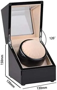 utility attention landowner Box, Battgery Powered (Color : A201-1) (A201 7) (A201 5) Mechanical Watch Shaker Automatic Single Watch Winder, Fibre Piano Finish Watch Rotatin 