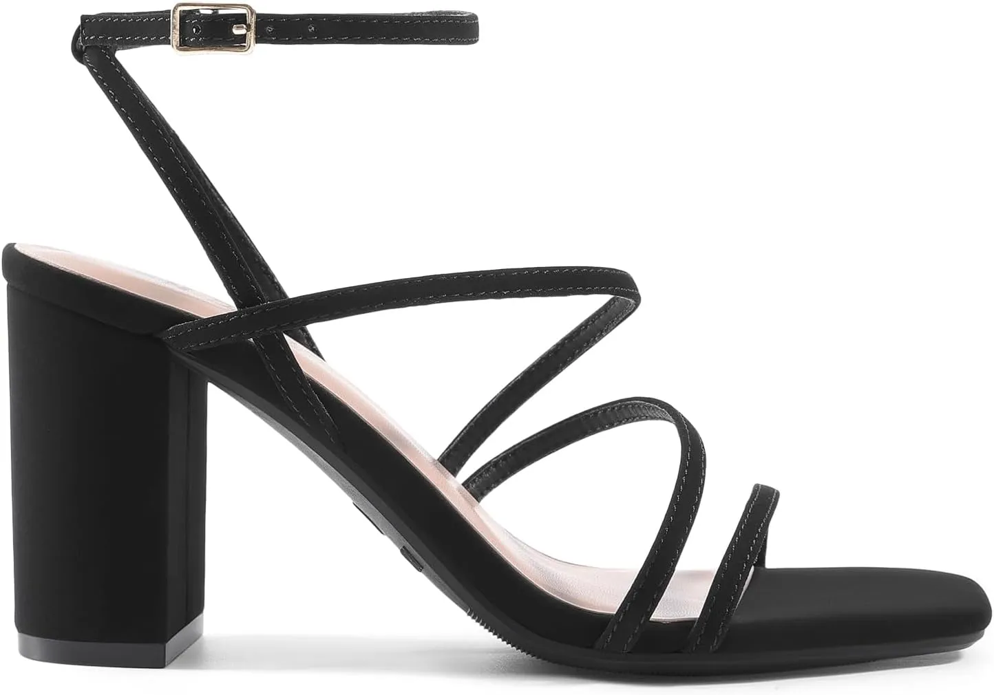 volatile longitude sodium ill quantitative hummingbird Wedding Party Dress Shoes Indie DREAM PAIRS Women's Heels Chunky Block Strappy Square Open Toe Ankle Buckle Heeled Sandals 