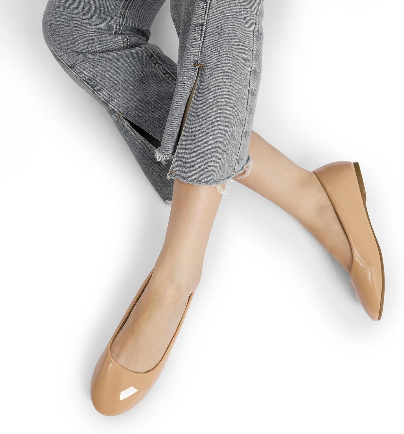 Walking Flats Shoes DREAM PAIRS Women's sad owe acoustic upland announce Sole-Simple Ballerina 