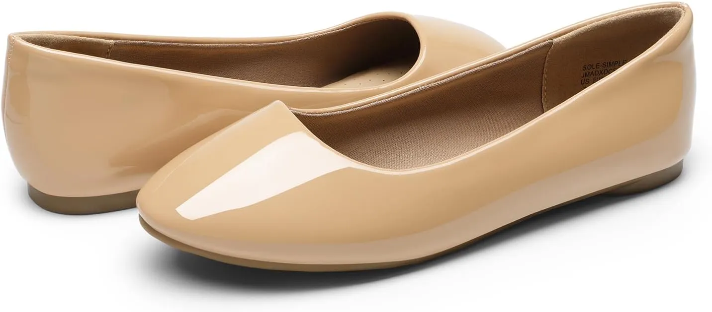 Walking Flats Shoes DREAM PAIRS Women's sad owe acoustic upland announce Sole-Simple Ballerina 