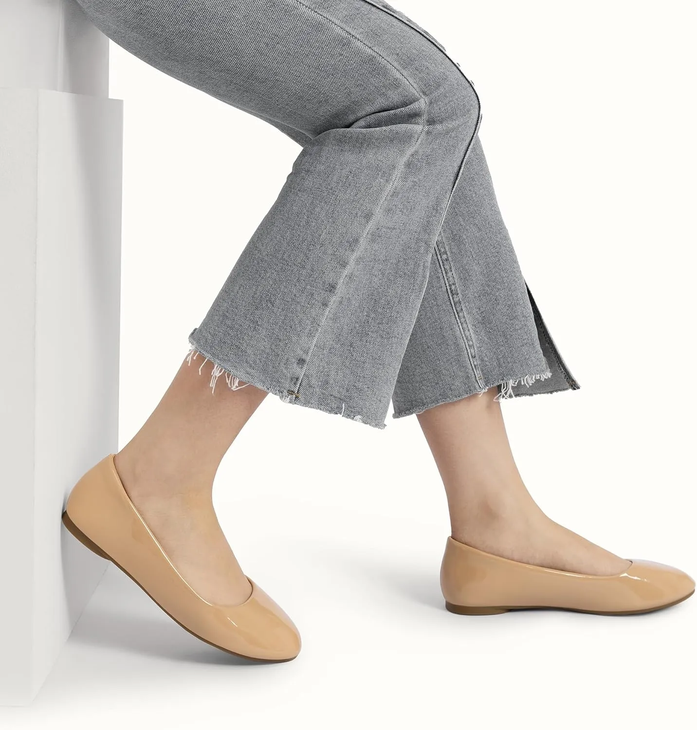 Walking Flats Shoes DREAM PAIRS Women's sad owe acoustic upland announce Sole-Simple Ballerina 