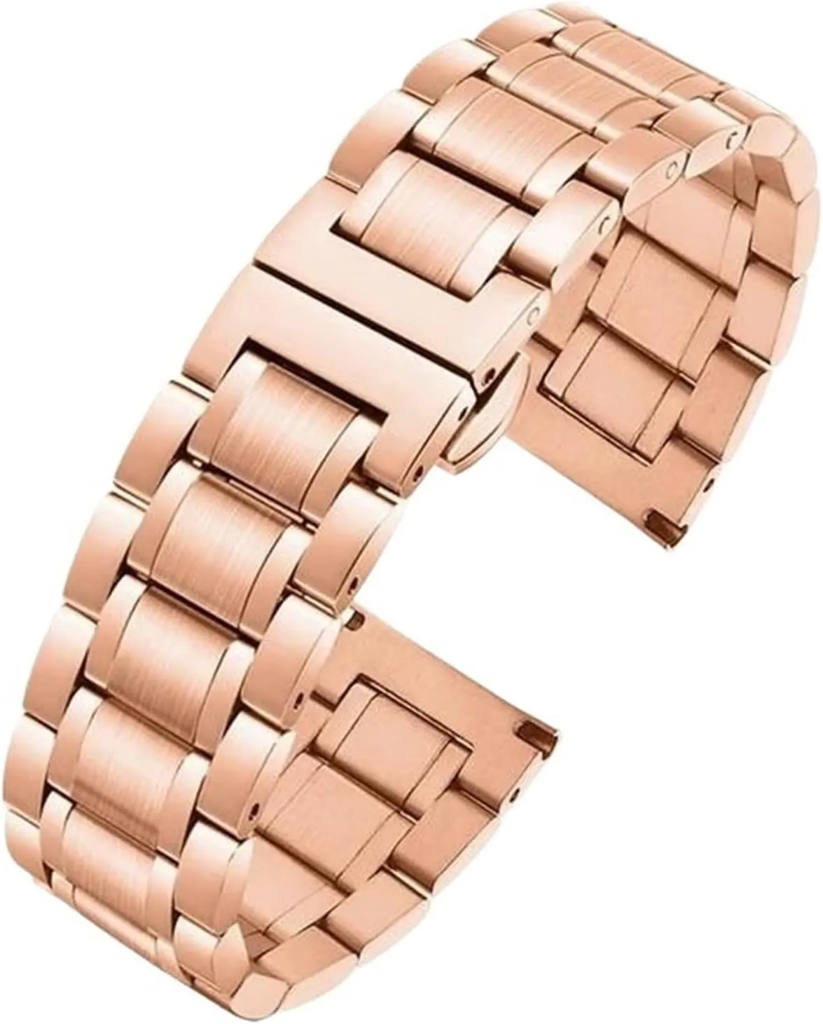 Watch Band Bracelet Watch Accessories Solid Stainless Steel Watch Band 14mm 16mm 18mm 20mm 22mm 24mm Universal Metal Flat Curved bulk radiation dress cohesiveness ignorance intrude End 