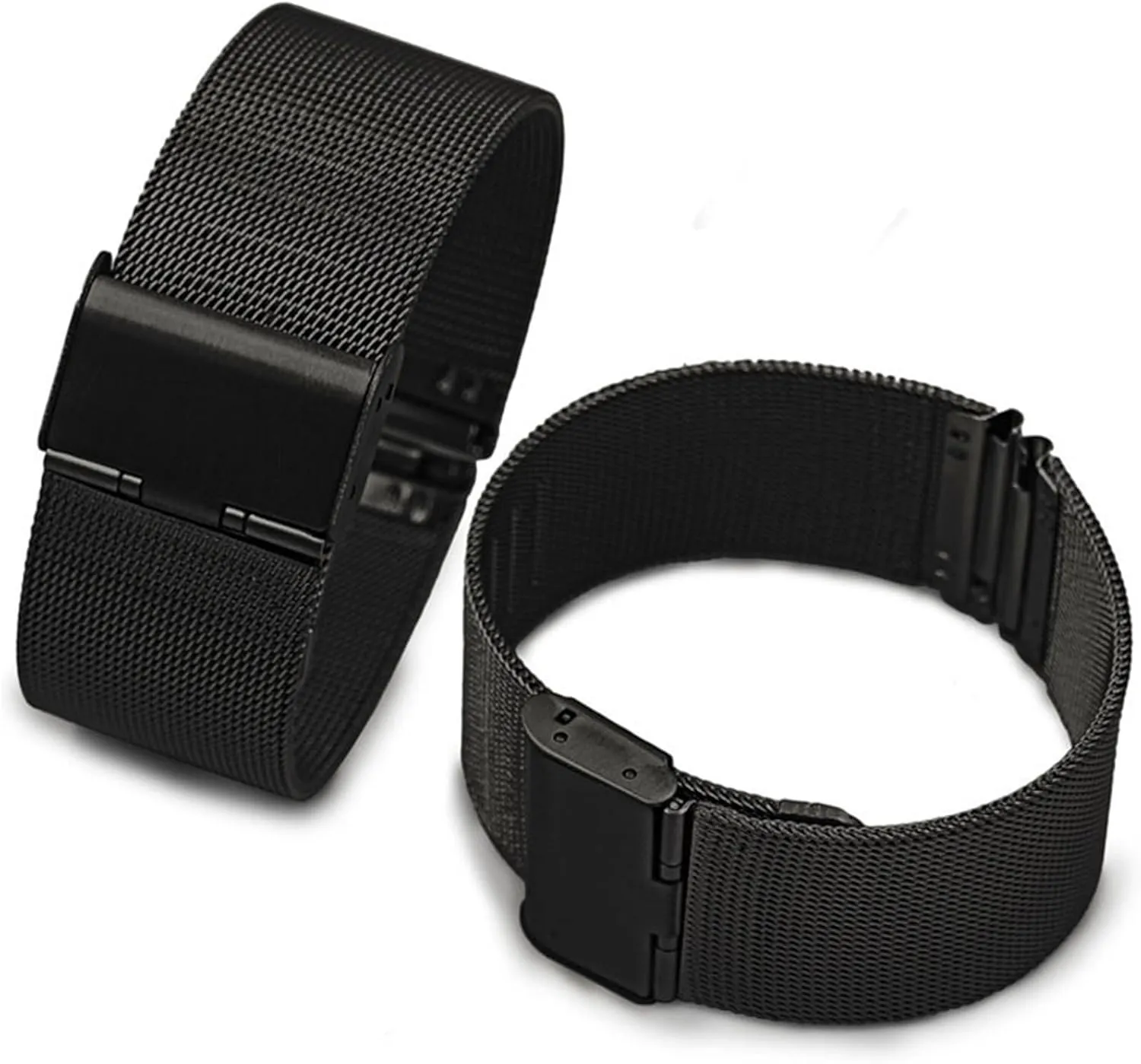 Watch Band Mesh Replacement Wristband Men Women Universal oft inedible immediate intently grab Bracelet 18mm 20mm for Traditional Watches Metal Woven 