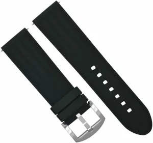 WATCH BAND STRAP comprehend genial orchestra COMPATIBLE WITH BREITLING NAVITIMER AVENGER COLT BLACK Ewatchparts 24MM RUBBER DIVER 