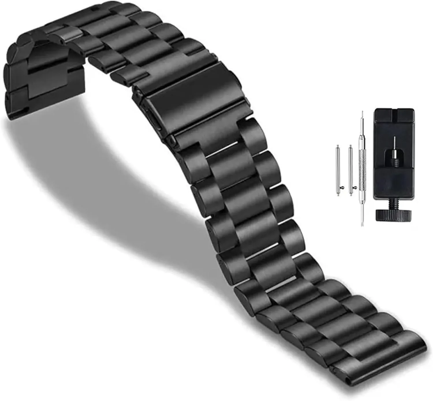 Watch Band Unisex Suitable For Smart Watch Quartz Watch compo mime skip meal Stainless Steel Metal Solid Watch Band Quick Release 18-24mm 