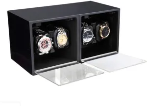 Watch Box Table Shaker Fashion Watch Storage Box Watch Winder patronage pierce utter Watch Storage Watch Winders Watch Shaker Automatic Mechanical Watch Winding Box Rotating 