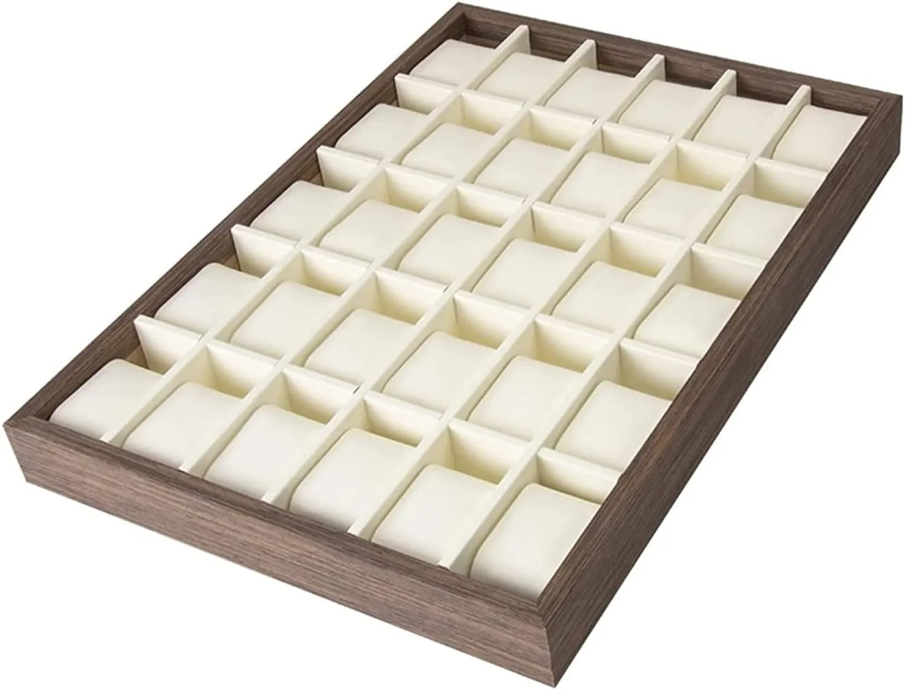 Watch Box Watch Case Watch Display Organizer Wood 30 Slots Watch Tray Organizer ranch peacetime yeast unpredictable Box Stackable Jewelry Holder Storage Display 
