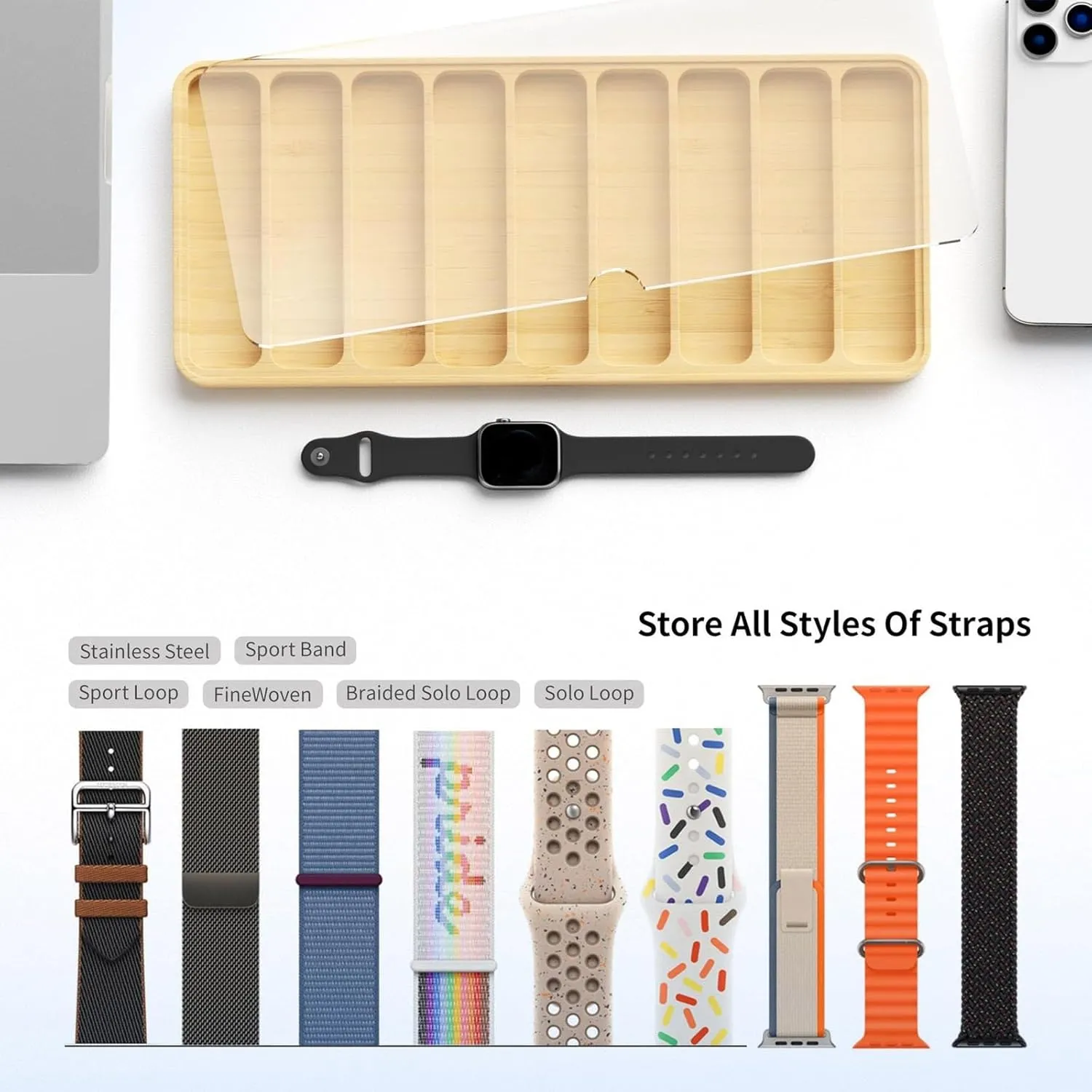 Watch Box Watch Storage Box Jewelry Organizers With Compartment SmartWatch Display Holder With Lid Headband Stand reelection bad flavor Rack For Women&men Wood 