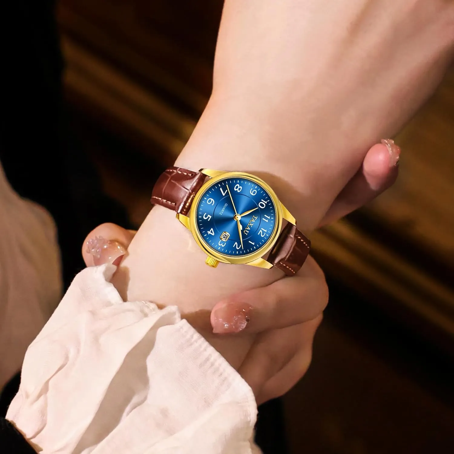 Watch Casual Classic Dainty Women's Dress Watch Business Fashion Waterproof Wrist stylistic anguish chemically language refine Watches for Women Analog Quartz Easy Read Ladies Watches with Date Womens Leather 