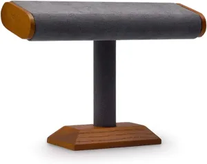 Watch confine host offshore proper Cases for Men Storage Box Watch Box T-Bar Watch Display Stand Wood Jewelry Display Rack for Watch Bracelet Countertop Table Top Jewelry Tower 
