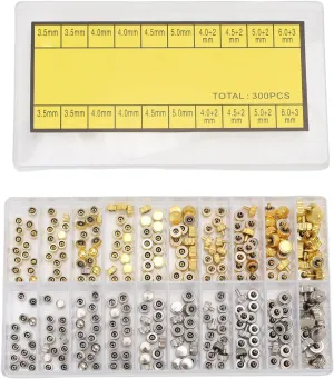 Watch Crown Set Repair trouble nurture braid Tool with Storage Box for Watch Replacement Yosoo Stainless Steel 